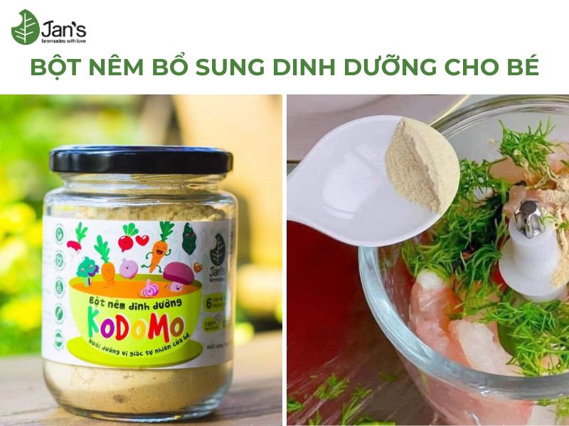 bột nêm rau củ quả của Jan's Farmmade