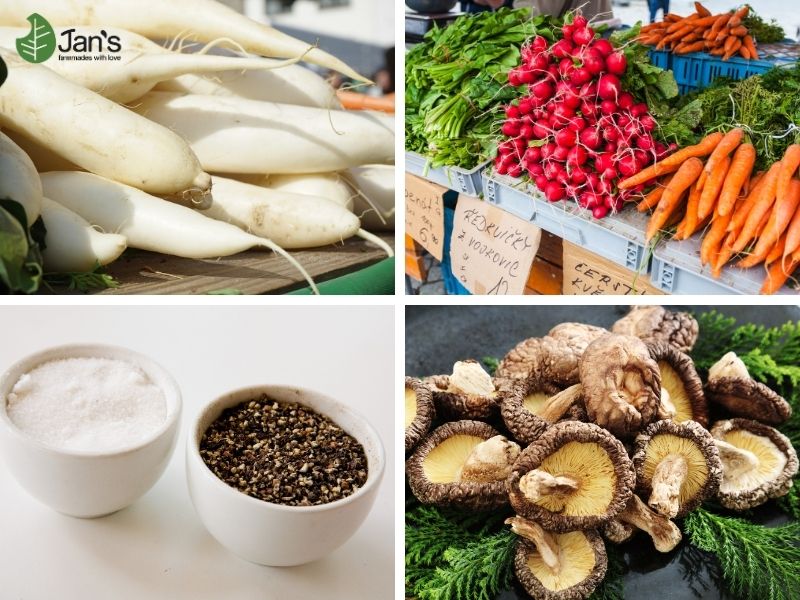 cách làm bột nêm chay từ rau củ