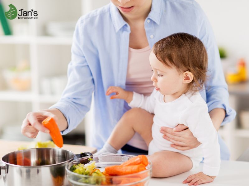 hạt nêm cho bé có tốt không
