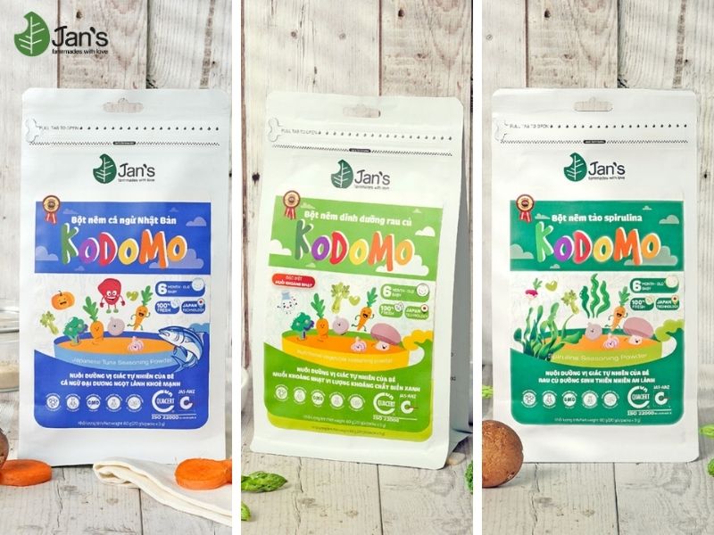 Bột nêm rau củ cho bé Jan’s