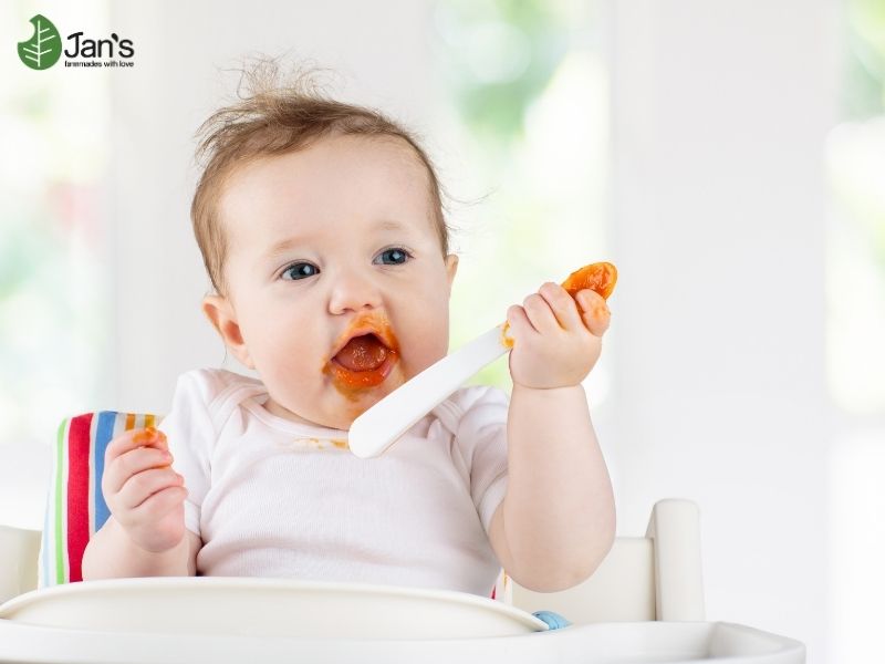 hạt nêm rau củ cho bé