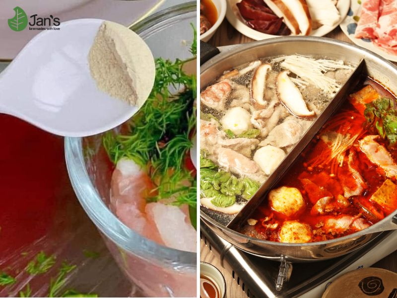 Tiêu chí chọn hạt nêm rau củ nấm hương
